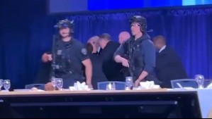 Video muestra el momento exacto en que Donald Trump debe ser evacuado por presunto tiroteo en Washington