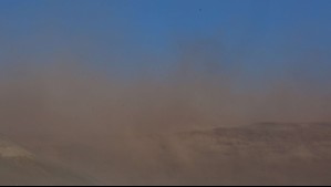 'Desarrollo de tormentas de arena': Meteorología emite alerta por viento en sector de una región del país