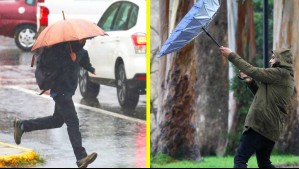 Meteorología emite avisos por sistema frontal en cuatro regiones: Dejará hasta 45 mm de lluvias y rachas de viento de 80 km/h