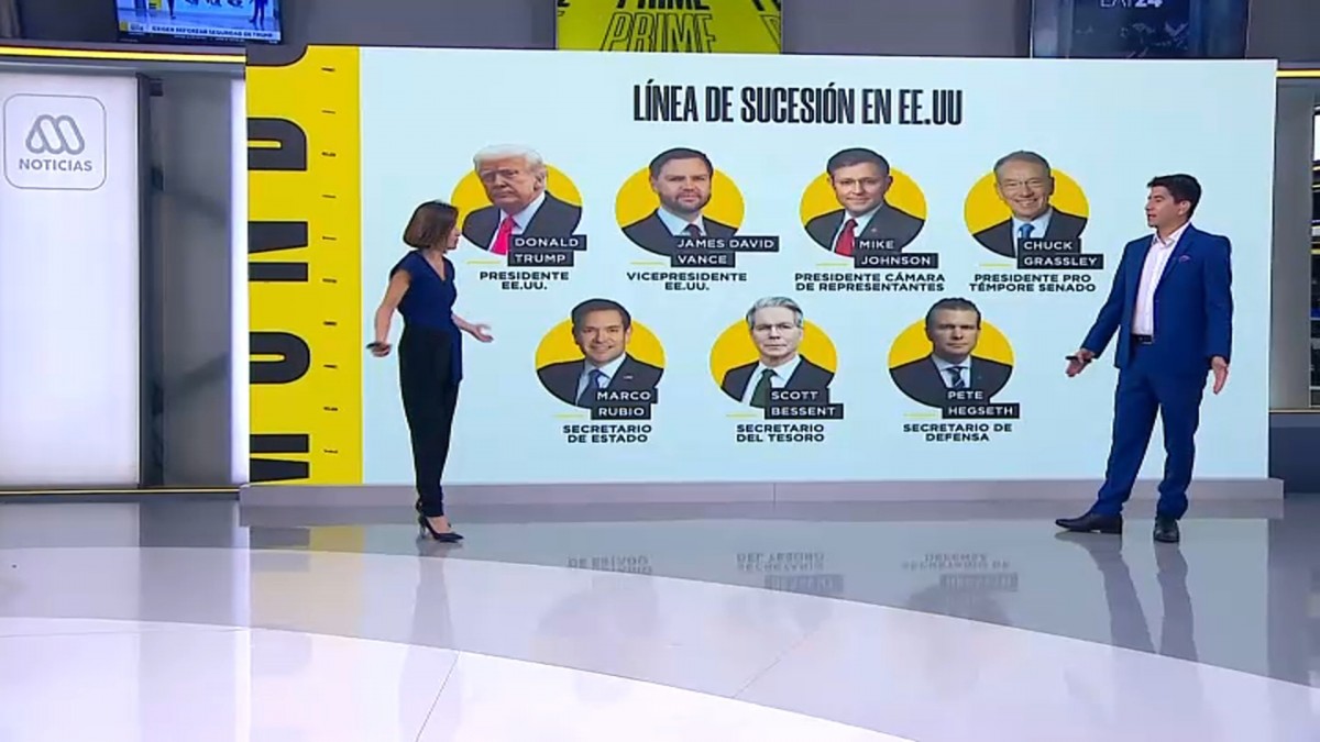 Esta es la línea de sucesión en EEUU y por qué el atentado en evento con Donald Trump encendió las alarmas