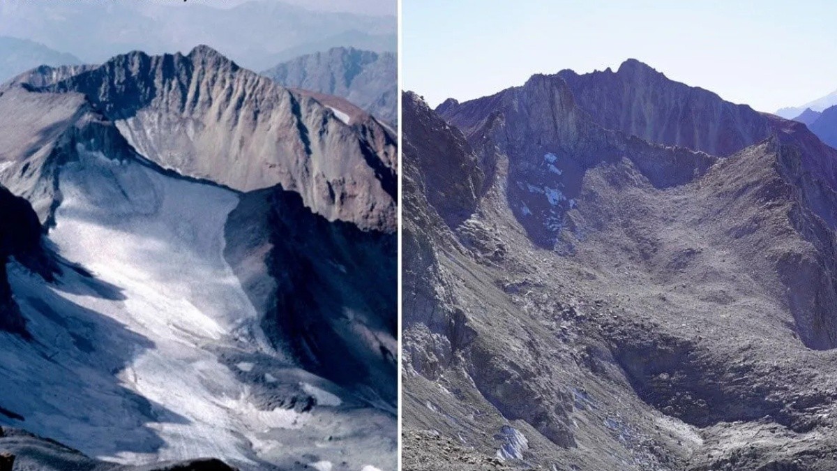 Preocupación por rápido derretimiento del Glaciar Echaurren Norte en el Cajón del Maipo: Ha perdido el 65% de hielo en 70 años