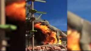 'Hablamos de miles de dólares': dinosaurio de 60 toneladas y 12 metros de altura acaba con un parque temático en Estados Unidos