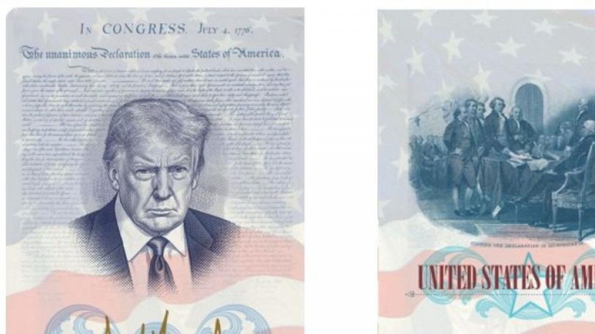 Estados Unidos lanzará pasaportes de edición limitada con la imagen y firma de Donald Trump