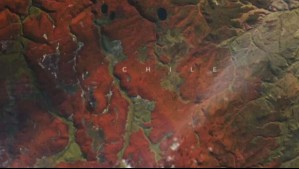 La NASA revela imágenes satelitales que muestran la Patagonia chilena teñida de rojo