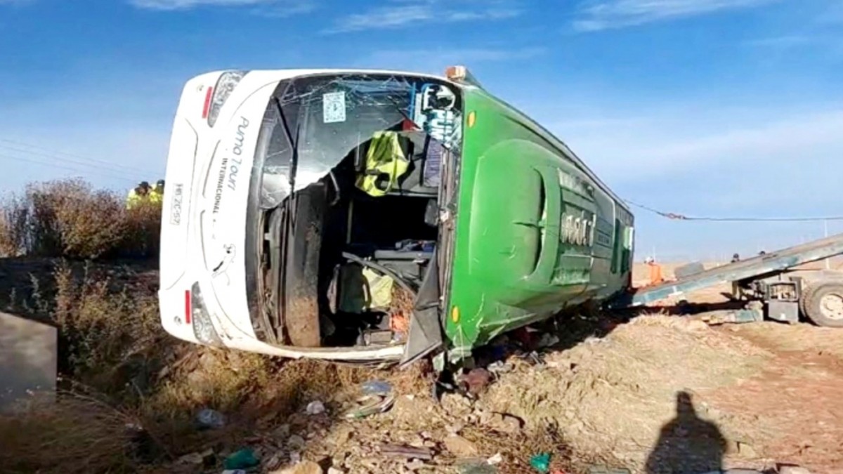 Trágico accidente de tránsito en ruta entre Oruro y Chile: Reportan un total de 9 personas fallecidas
