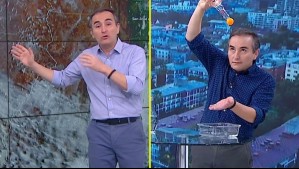 Alejandro Sepúlveda sorprendió con 'experimento meteorológico' en el estudio: Sufrió percance y sacó carcajadas