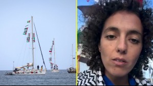 'Se tomó contacto con la connacional': Actualizan estado de chilena interceptada en la flotilla que iba rumbo a Gaza