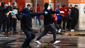 Carabineros informó que 35 personas fueron detenidas durante las manifestaciones en el Día del Trabajador
