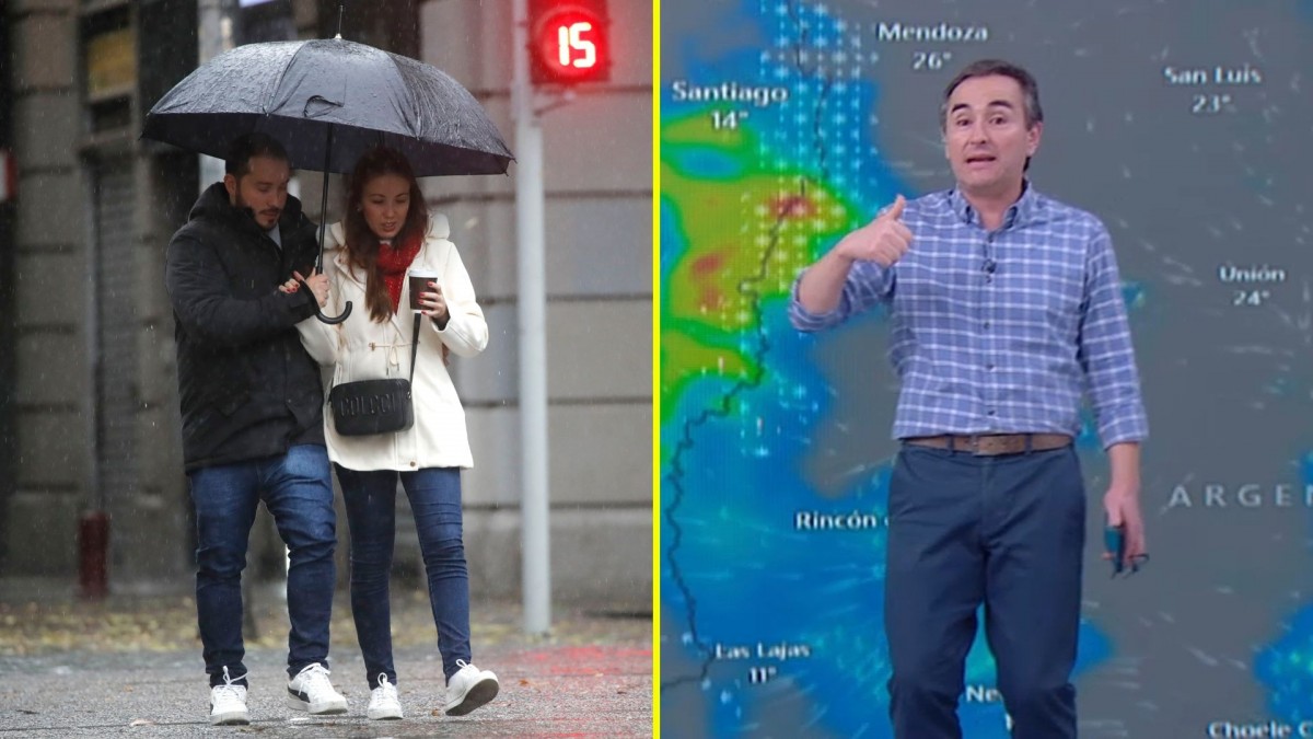 'Una lluvia interesante para Santiago': Alejandro Sepúlveda pronostica día y hora en que el sistema frontal llegará a la RM