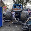 Un grave accidente se registró la tarde de este domingo en la ciudad de Popayán, al suroccidente de Colombia, luego de que una conductora perdiera el control de un ?monster truck durante una exhibición automovilística