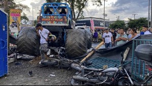 Tragedia en Colombia: conductora perdió el control de un monster truck, dejó 38 heridos y 3 fallecidos