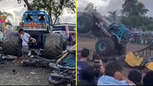 'Lo único que hice fue abrazar a mi hijo': Testigos cuentan los segundos de terror de atropello fatal de monster truck en Colombia