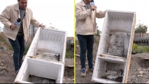 Realizan labores de limpieza en canal Santa Marta ante inminente lluvia: Encontraron refrigerador flotando