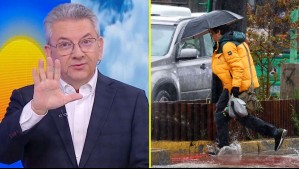 'Entre 7 y 12 milímetros': Jaime Leyton anticipa concentración de lluvia por 6 horas este miércoles en Santiago