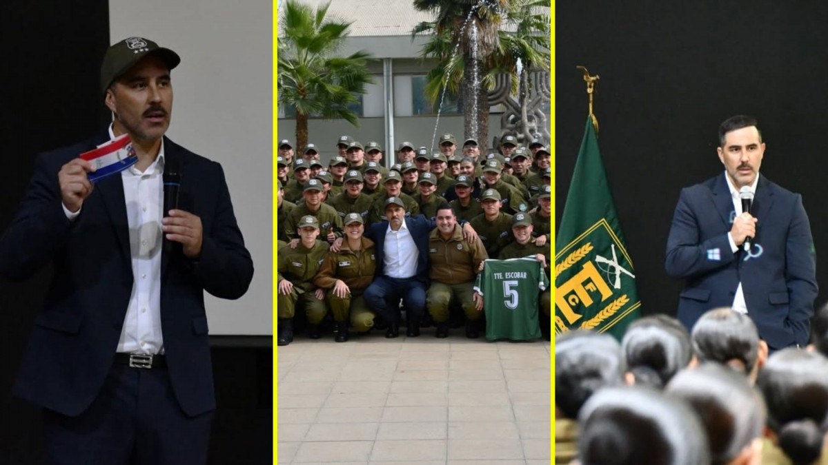 'De capitán a referente': Claudio Bravo realizó charla motivacional a futuros Carabineros
