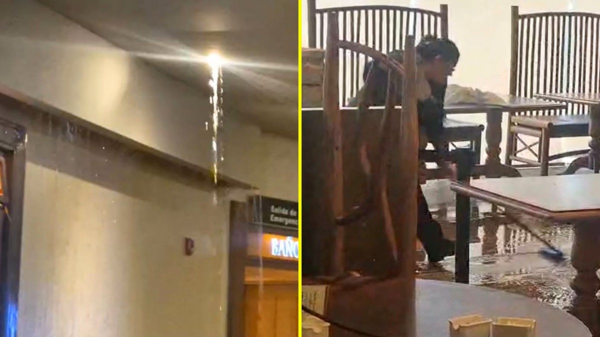 Videos muestran inundaciones en dependencias del casino Monticello a causa de las lluvias