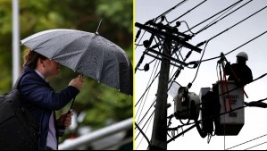 ¿Podría haber cortes de luz?: Enel y CGE activan plan de acción por lluvias que afectan a Santiago