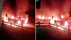 Tras operativo en Temucuicui: Desconocidos incendian cuatro camionetas en instalaciones de empresa en Collipulli