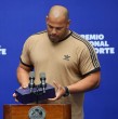 El luchador chileno Yasmani Acosta encendió las alarmas este jueves luego de sufrir una lesión en plena competencia del Panamericano de lucha grecorromana disputado en Coralville.
