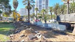Inician obras de mejoramiento en Parque San Martín de Viña del Mar