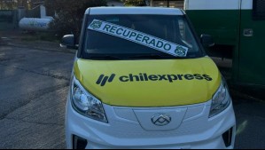 Carabineros recuperó vehículo de Chilexpress que fue robado usando un fusil