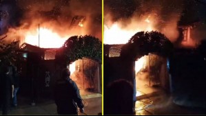 Incendio deja tres adultos mayores fallecidos en San Joaquín: Vecinos reportaron una explosión previa al siniestro
