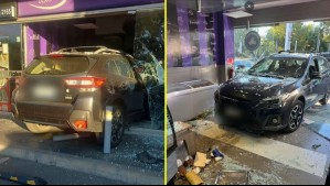Exministra de la Corte de Apelaciones chocó cafetería en La Reina: Trabajadora resultó lesionada