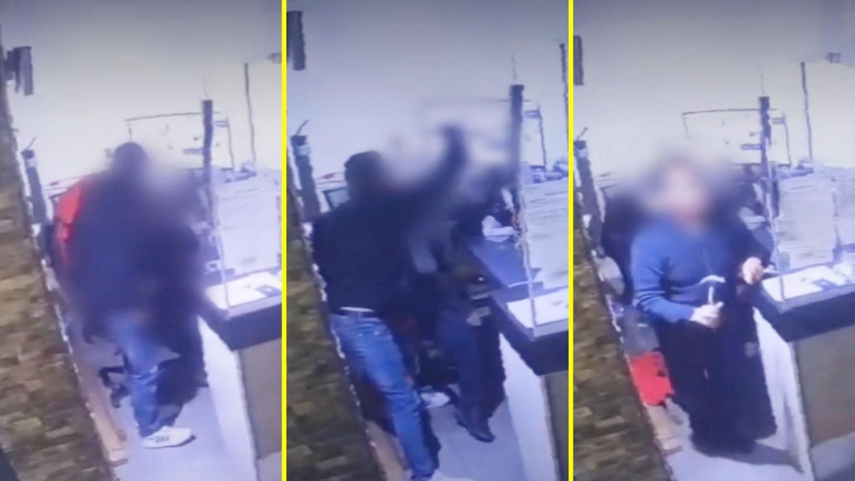 Video muestra brutal ataque con cuchillo a conserje de 62 años en edificio de Santiago: Agresor quedó en prisión preventiva