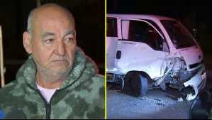 'Me dejaron sin pega': Estaban robando en el centro y chocaron a trabajador de la Vega en medio de persecución policial