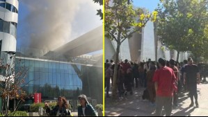 Evacuación por presencia de humo en mall de Las Condes: Emergencia se habría originado en un restaurante