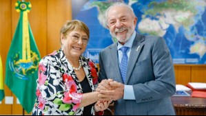 Bachelet se reúne con Lula en Brasil para reforzar candidatura a la presidencia de la ONU