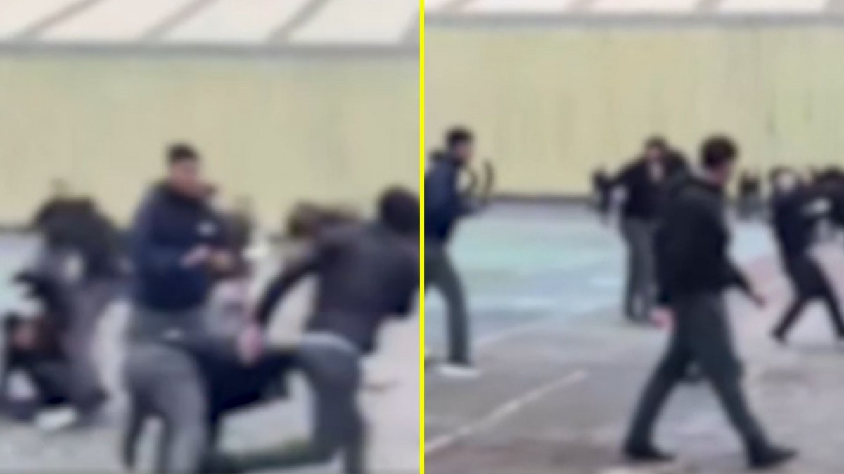 Masiva pelea entre estudiantes en liceo de Talcahuano termina con varios lesionados entre profesores y alumnos