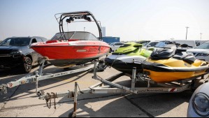 Joyas, autos de lujo, motos de agua y una lancha: La millonaria incautación que dejó la 'Operación Rey David'