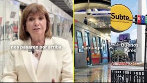 'Nos pasaron por arriba': Senadora argentina comparó el Metro de Santiago con el Subte de Buenos Aires