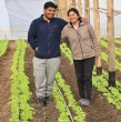 Llegaron de Bolivia y para asegurar su futuro construyeron sus invernaderos, donde cultivan tomate, morrón (pimentón), pepino, espinaca y lechuga. Los venden en el Mercado de Productores de la Patagonia.