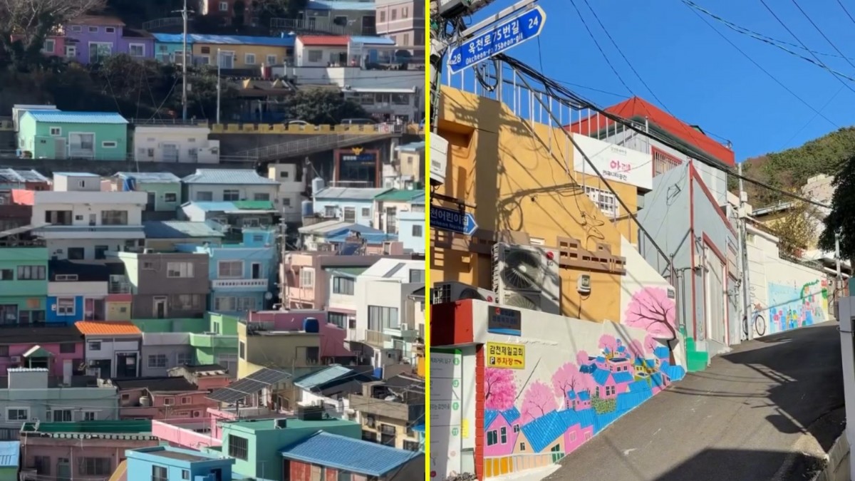 'Es como Cerro Alegre': Influencer chilena mostró barrio de Corea del Sur que es 'igual' a Valparaíso