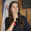 Estudiante de cuarto año, jugadora de la selección femenina de su universidad, militante comunista desde los 17 años e hija de un expresidente de la misma federación que ahora encabeza. Laura Mlynarz no llegó a la presidencia de la FECh sin contexto.