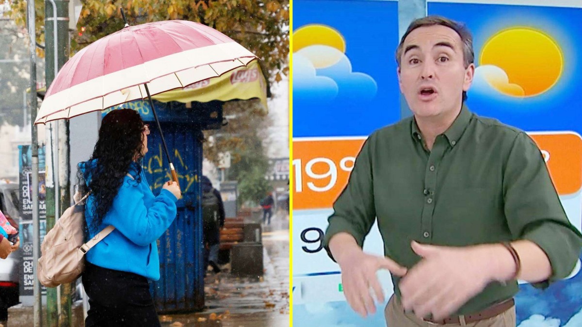 ¿Lluvia en Santiago? Alejandro Sepúlveda anticipa probables chubascos este viernes y los sectores donde caerían en la RM