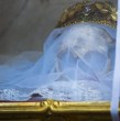 La policía anunció este viernes la detención de un sospechoso que confesó el crimen y reveló su intención de enterrar la reliquia en un río tras cubrirla de hormigón.