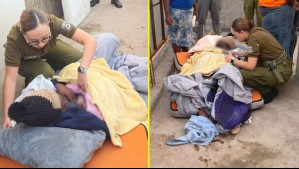 Bebé nació en campamento de Puente Alto tras asistencia de Carabineros