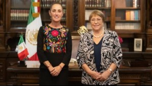 Bachelet tras encuentro con presidenta de México: 'Agradezco su respaldo a mi candidatura a la Secretaría General de ONU'