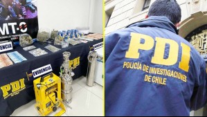 Vendían cannabis, hongos y codeína por redes sociales en el sector oriente de Santiago: PDI detuvo a cuatro personas