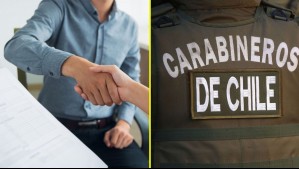 Sueldos que superan los $2 millones: Carabineros abre convocatoria de empleos civiles