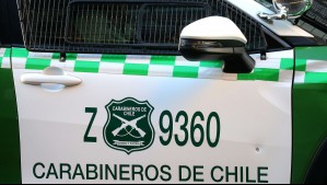 Delincuentes intentaron disparar a Carabineros tras violento asalto a minimarket en Santiago