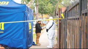 Investigan crimen a disparos en Maipú: Hombre fue baleado en la vía pública y perseguido hasta su domicilio