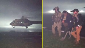Así fue la espectacular captura de Huenchullán usando un helicóptero Puma en Temucuicui