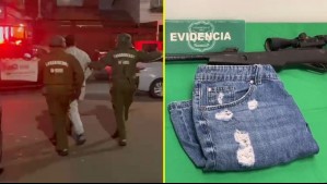 Detienen a hombre acusado de robar camioneta en el Aeropuerto de Santiago: Escondía rifle y munición en Pudahuel