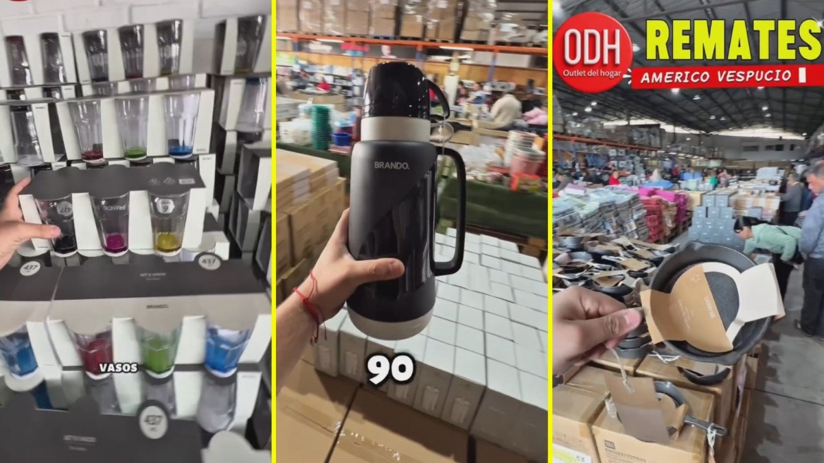 Sartenes, vasos y más: Outlet remata productos para el hogar de marca estuvo al borde de la quiebra