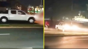 Atropello intencional en Valparaíso: Conductor sube con su auto a la vereda y deja al menos a tres personas lesionadas