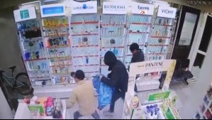 Turbazo a farmacia en Maipú termina con seis detenidos: Dos son menores de edad